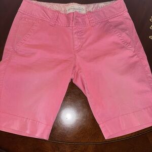 Aeropostale Bright Pink Women's Bermuda Shorts
